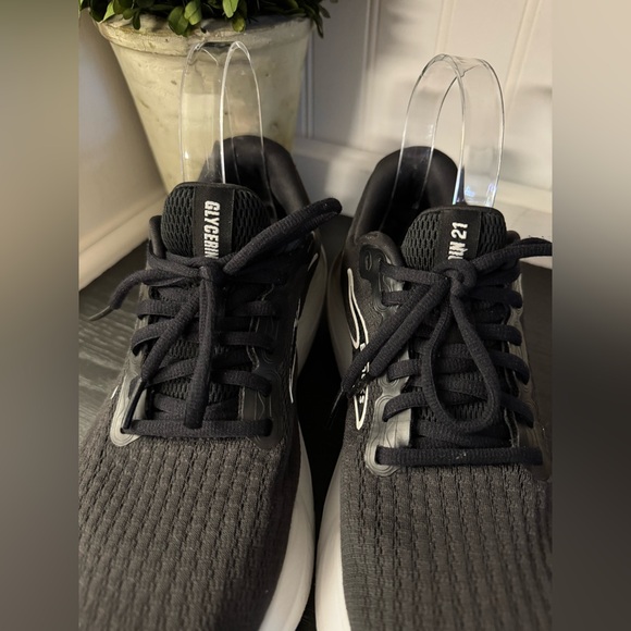 Brooks Womens Size 8 B Glycerin 21 1204081B090 Black Running Shoes Sneakers - Picture 7 of 15
